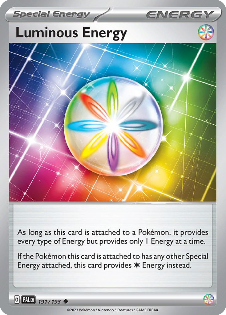 Luminous Energy 191 Paldea Evolved Pokémon card