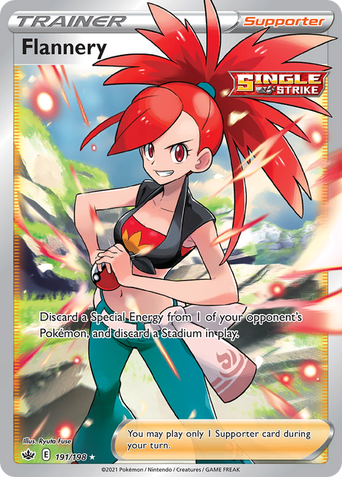 Flannery 191 Chilling Reign Pokémon card
