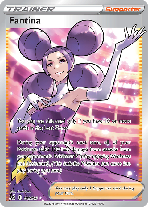 Fantina 191 Lost Origin Pokémon card