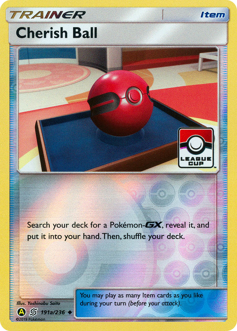 Cherish Ball 191a Unified Minds Pokémon card