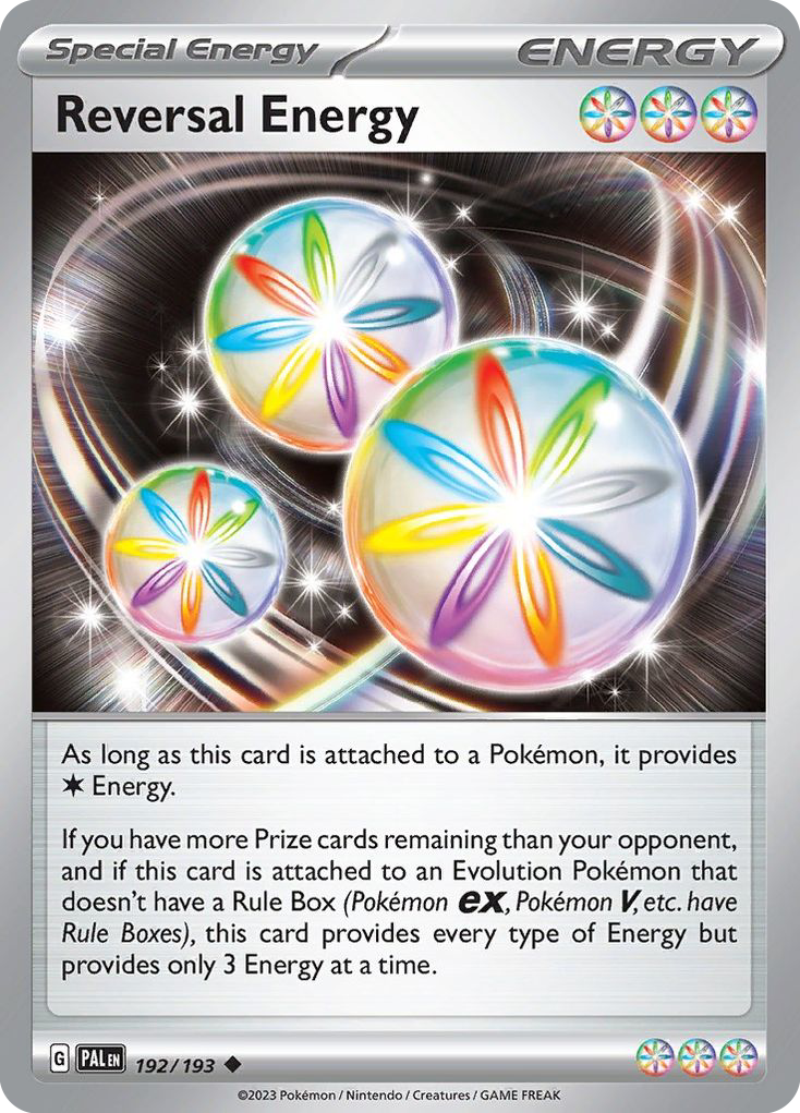 Reversal Energy 192 Paldea Evolved Pokémon card