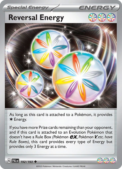 Reversal Energy 192 Paldea Evolved Pokémon card