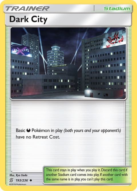 Dark City 193 Unified Minds Pokémon card