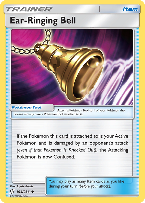 Ear-Ringing Bell 194 Unified Minds Pokémon card
