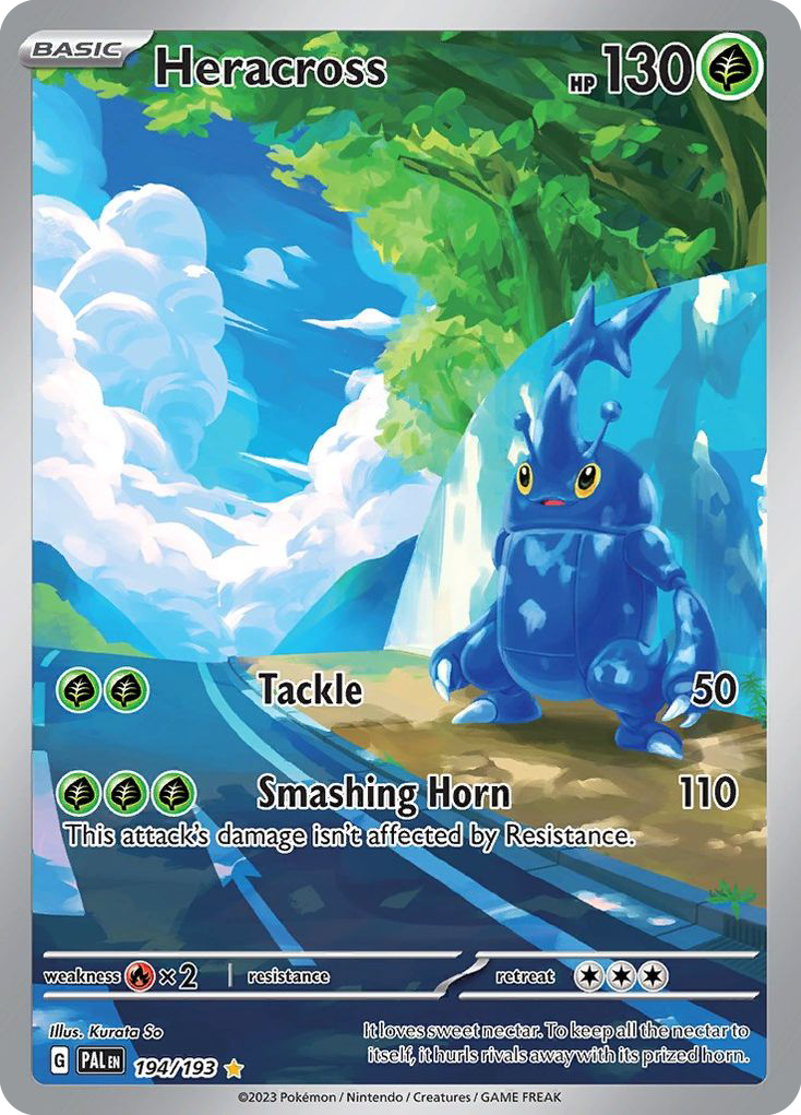 Heracross 194 Paldea Evolved Pokémon card