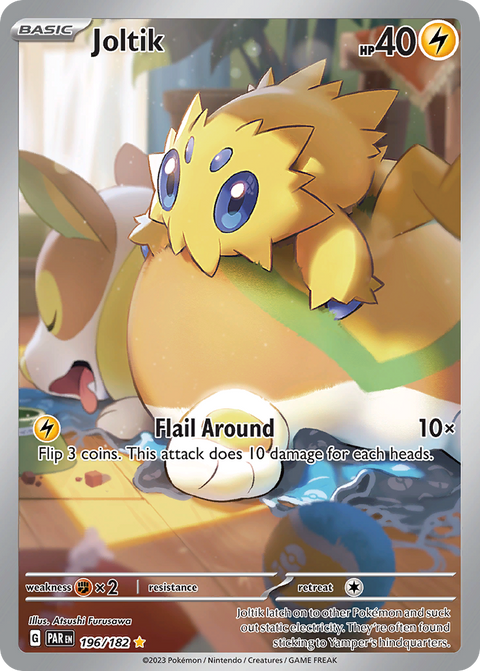 Joltik 196 Paradox Rift Pokémon card