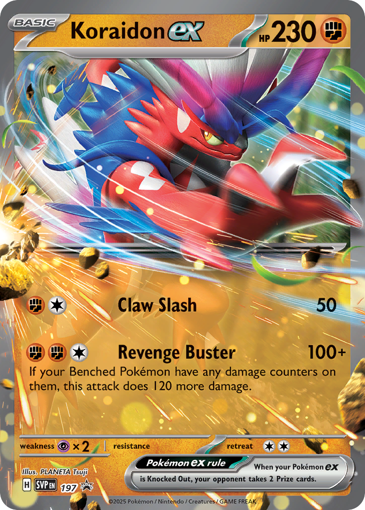 Koraidon ex 197 Scarlet & Violet Black Star Promos Pokémon card