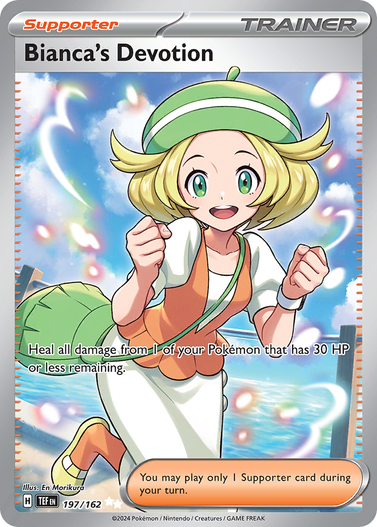 Bianca's Devotion 197 Temporal Forces Pokémon card