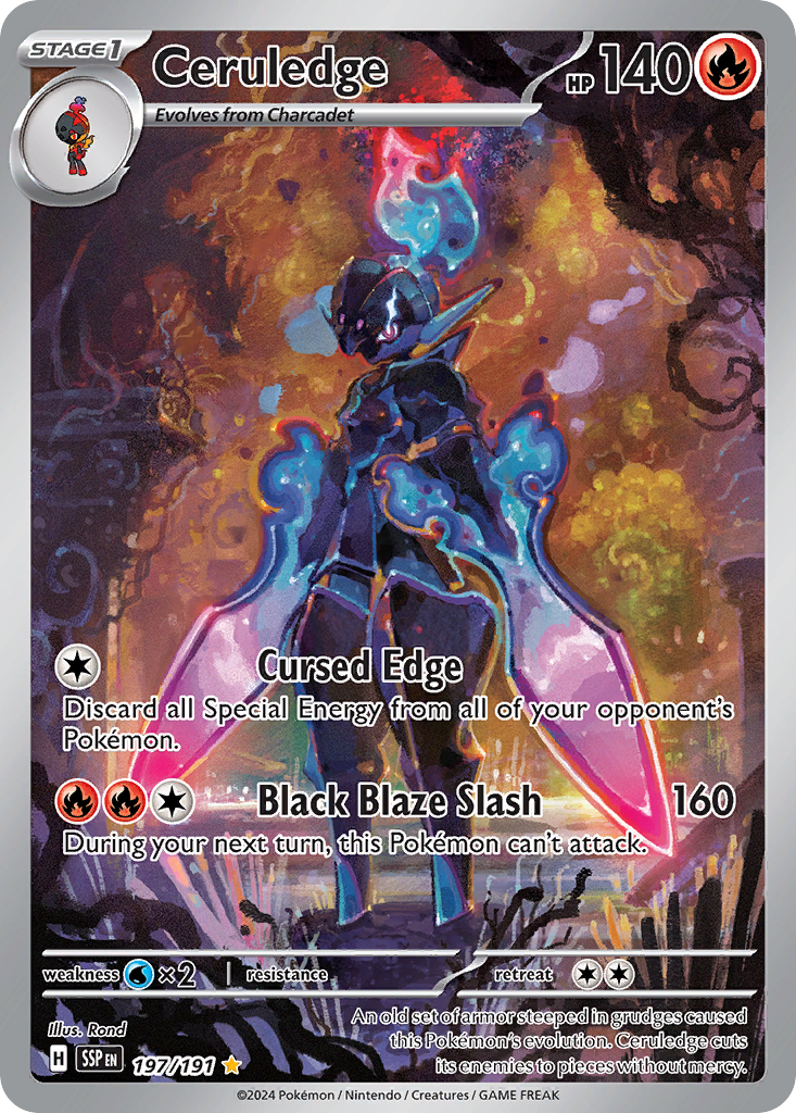 Ceruledge 197 Surging Sparks Pokémon card