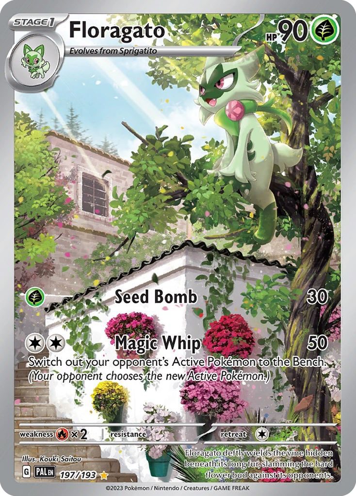 Floragato 197 Paldea Evolved Pokémon card