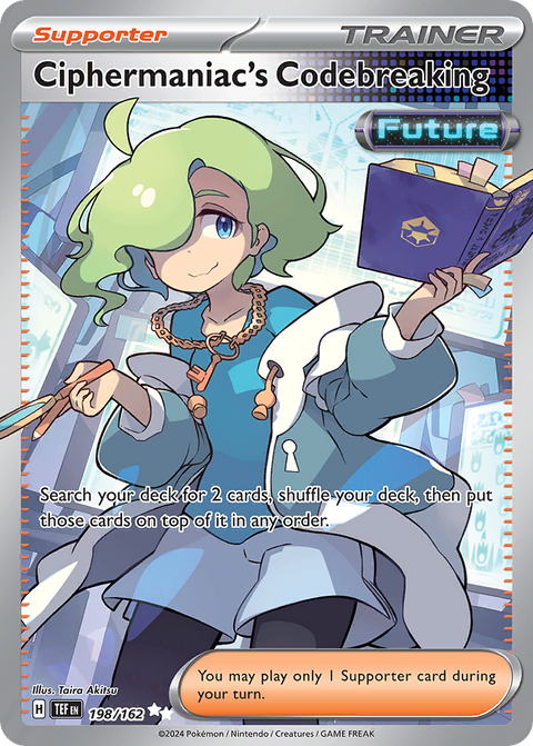 Ciphermaniac's Codebreaking 198 Temporal Forces Pokémon card
