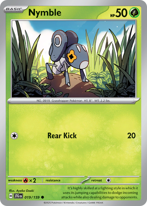 Nymble 19 Journey Together Pokémon card