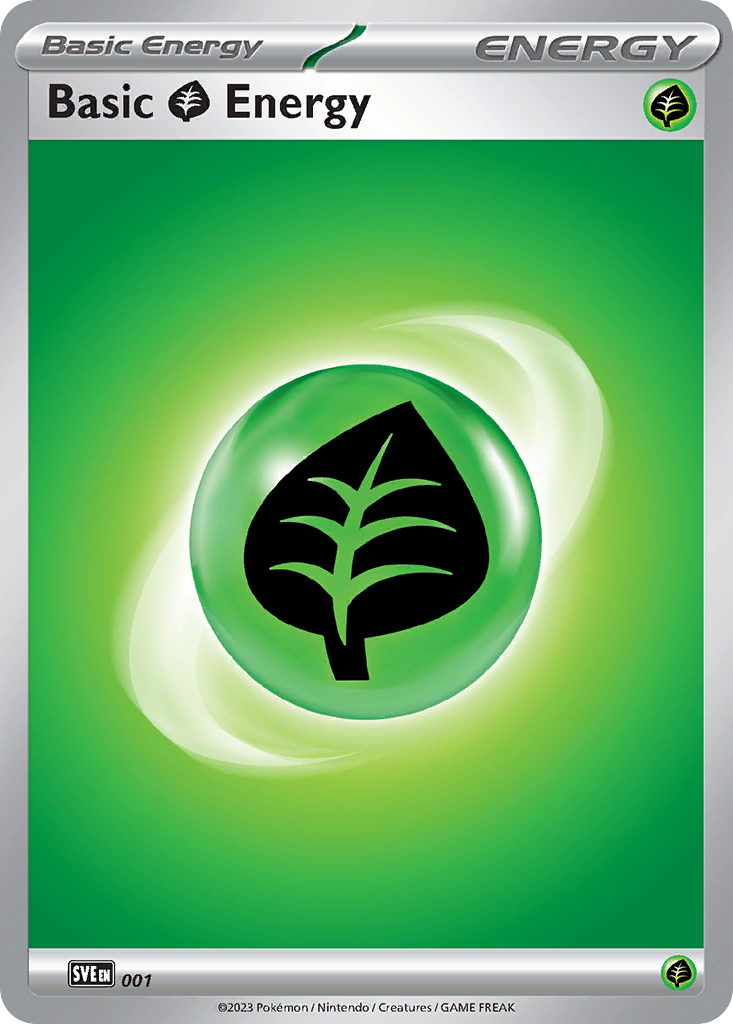 Basic Grass Energy 1 Scarlet & Violet Energies Pokémon card