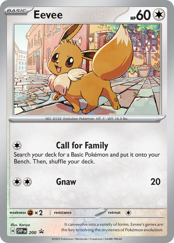 Eevee 200 Scarlet & Violet Black Star Promos Pokémon card