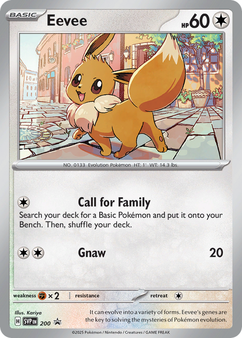 Eevee 200 Scarlet & Violet Black Star Promos Pokémon card