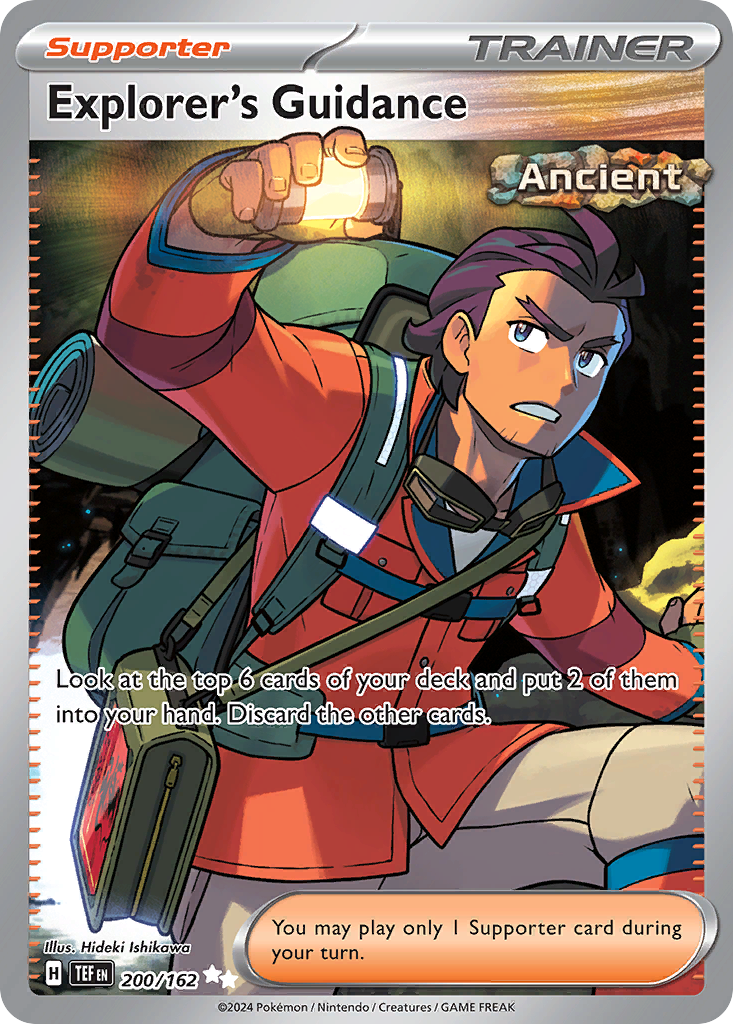Explorer's Guidance 200 Temporal Forces Pokémon card