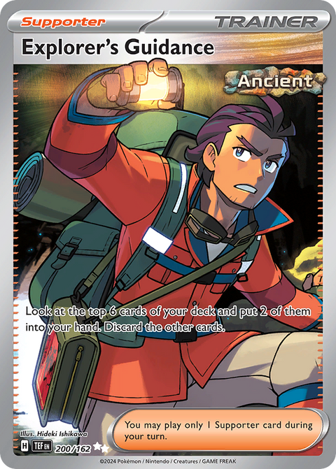 Explorer's Guidance 200 Temporal Forces Pokémon card