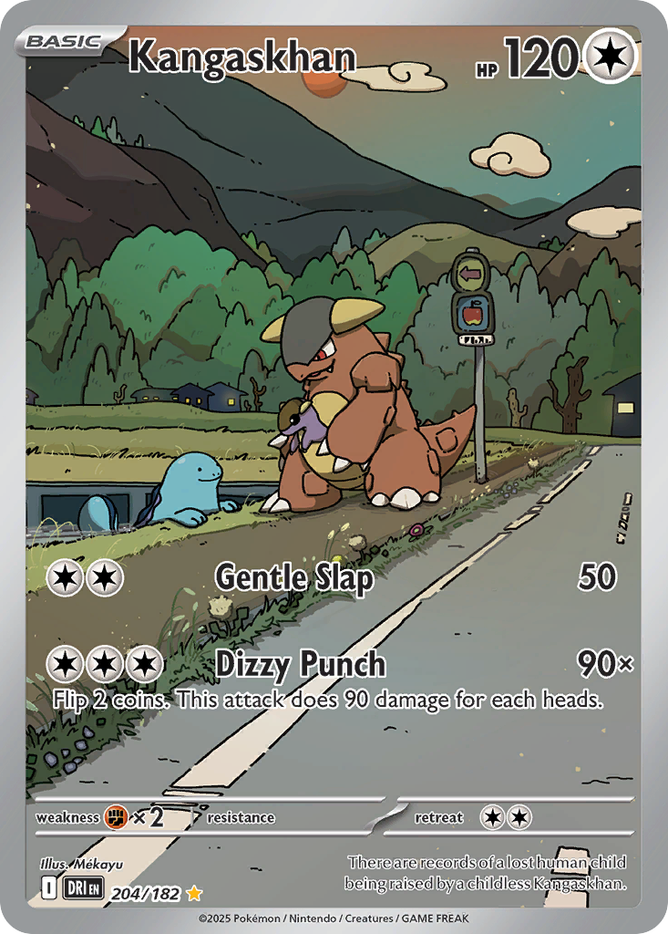 Kangaskhan 204 Destined Rivals Pokémon card