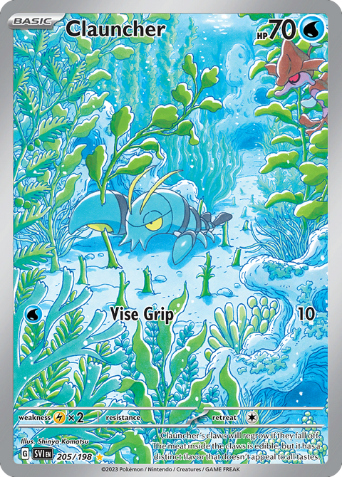 Clauncher 205 Scarlet & Violet Pokémon card
