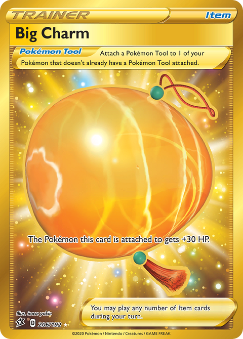 Big Charm 206 Rebel Clash Pokémon card