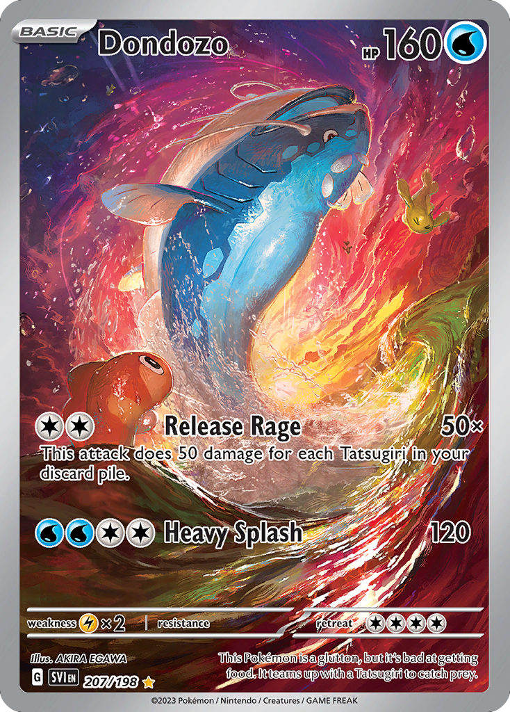 Dondozo 207 Scarlet & Violet Pokémon card