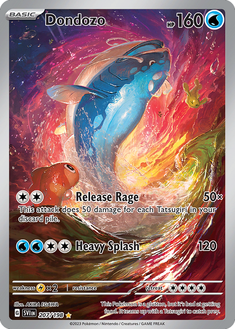 Dondozo 207 Scarlet & Violet Pokémon card