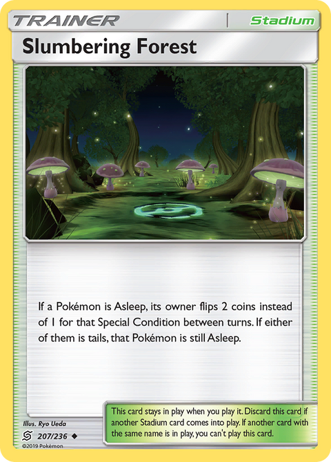 Slumbering Forest 207 Unified Minds Pokémon card