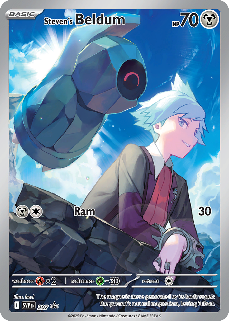 Steven's Beldum 207 Scarlet & Violet Black Star Promos Pokémon card
