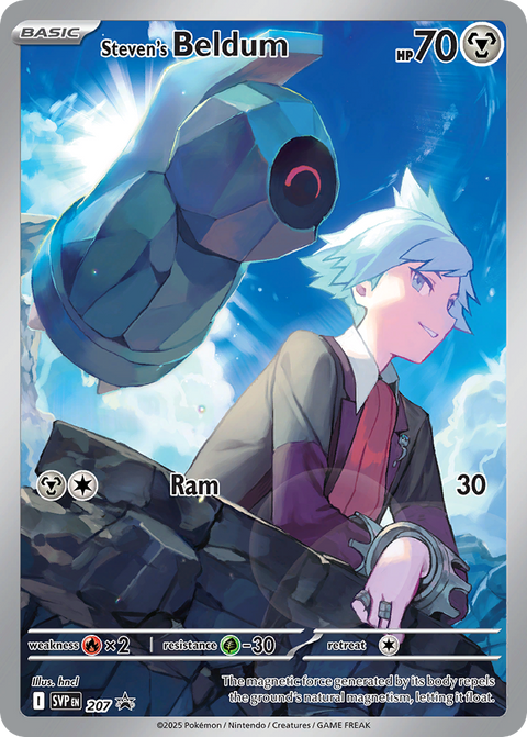 Steven's Beldum 207 Scarlet & Violet Black Star Promos Pokémon card