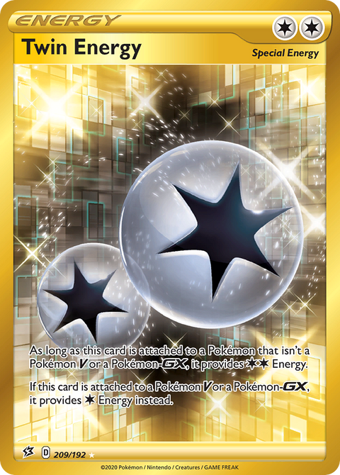 Twin Energy 209 Rebel Clash Pokémon card