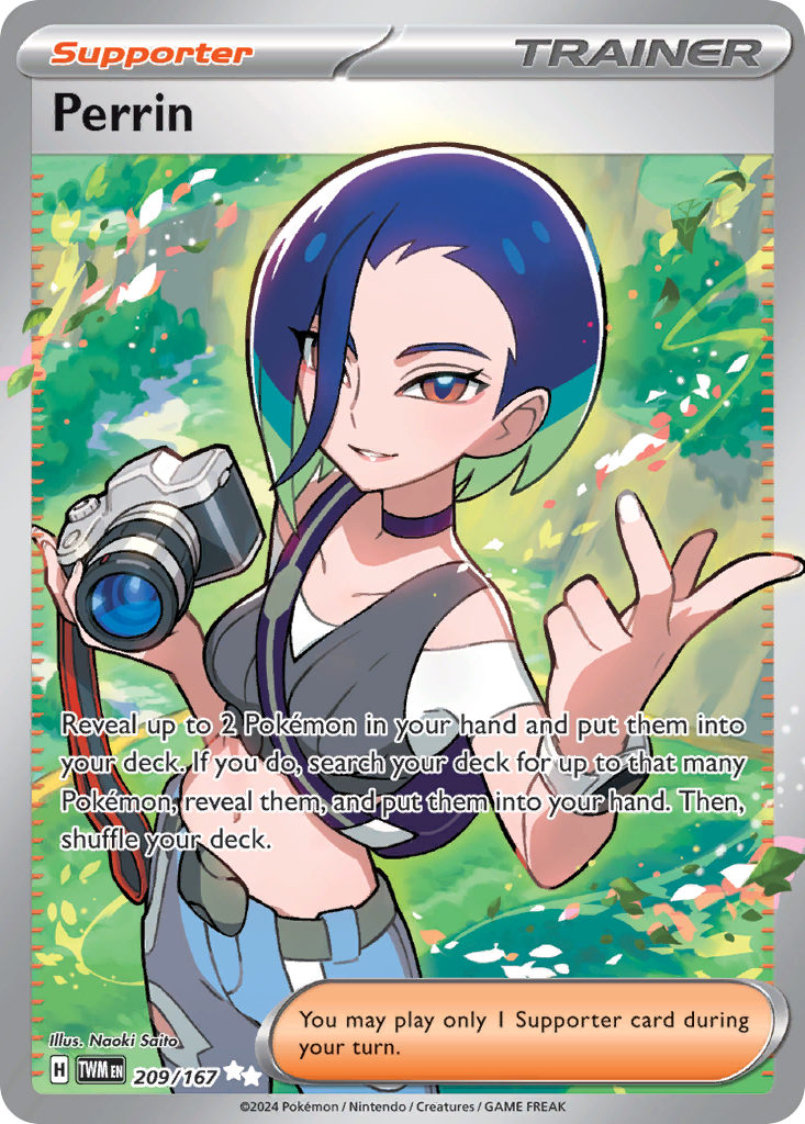 Perrin 209 Twilight Masquerade Pokémon card