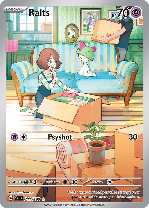 Ralts 211 Scarlet & Violet Pokémon card