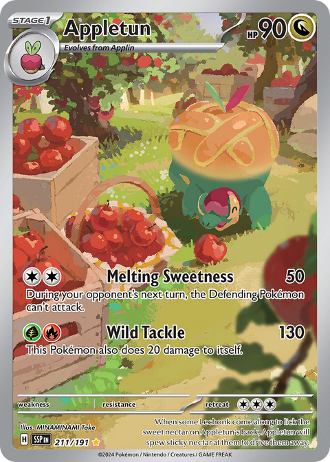 Appletun 211 Surging Sparks Pokémon card
