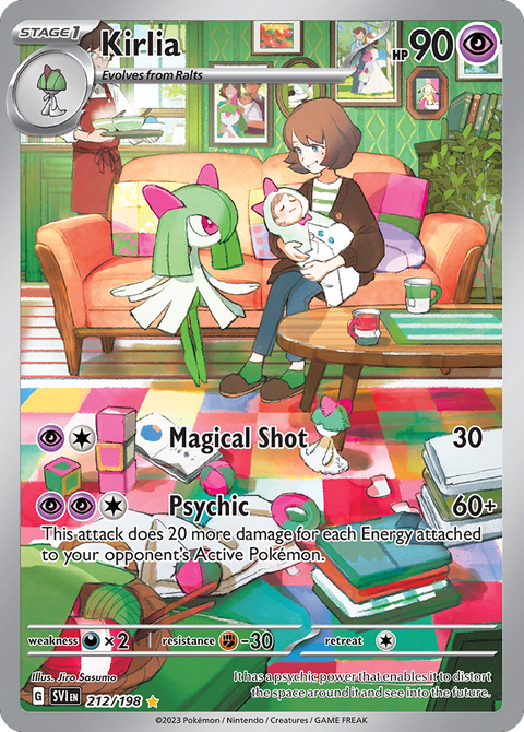 Kirlia 212 Scarlet & Violet Pokémon card