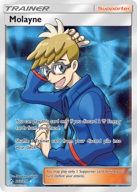 Molayne 212 Unbroken Bonds Pokémon card