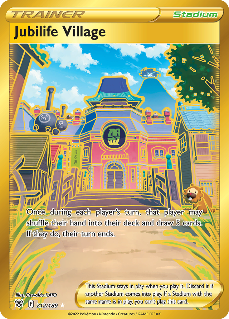 Jubilife Village 212 Astral Radiance Pokémon card