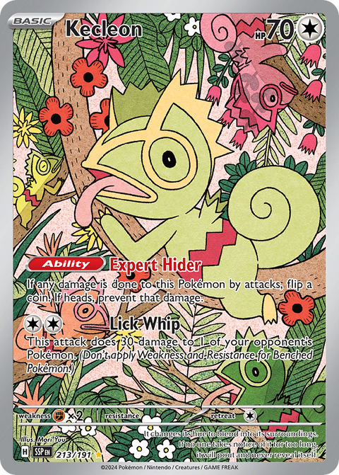 Kecleon 213 Surging Sparks Pokémon card