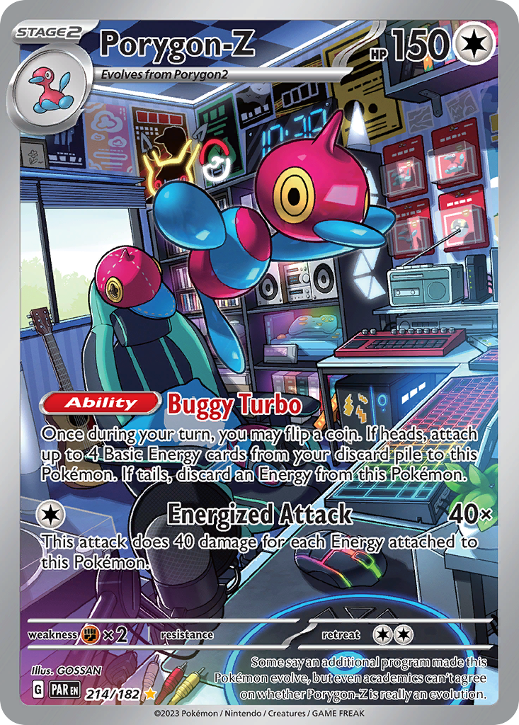 Porygon-Z 214 Paradox Rift Pokémon card