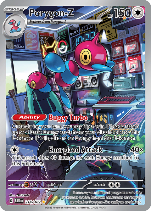 Porygon-Z 214 Paradox Rift Pokémon card