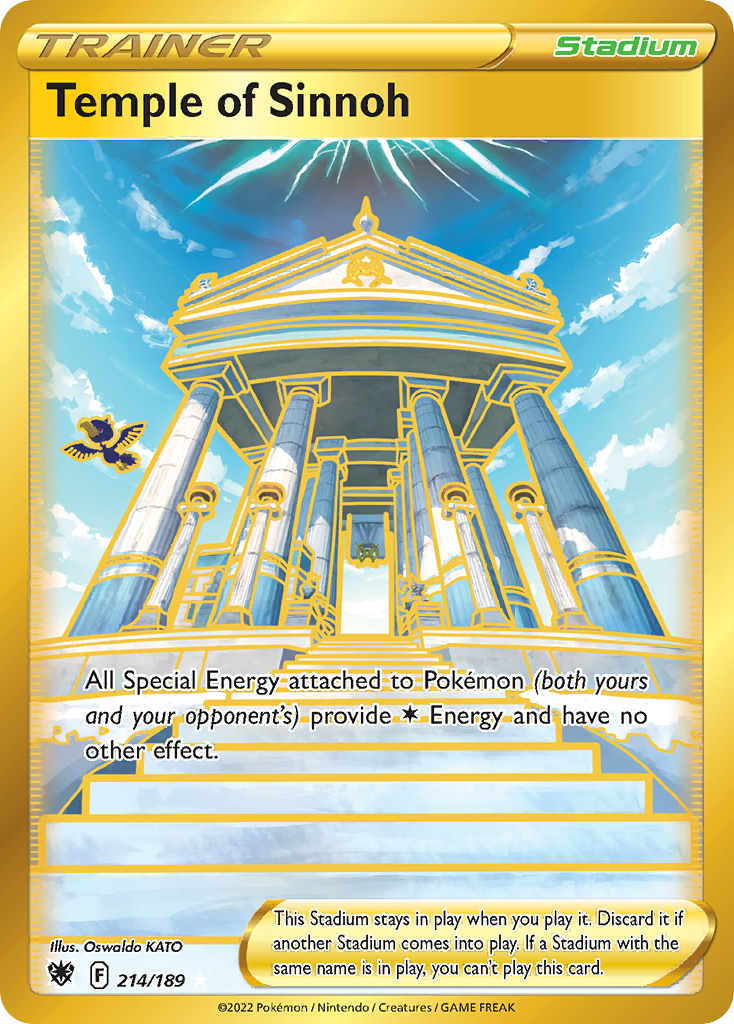Temple of Sinnoh 214 Astral Radiance Pokémon card