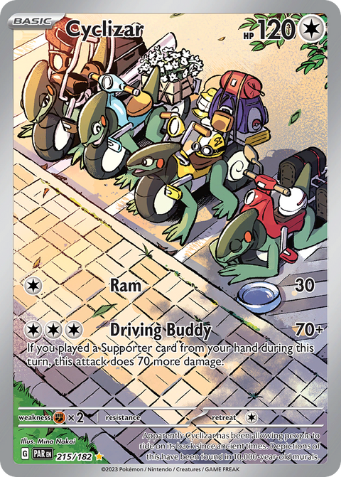 Cyclizar 215 Paradox Rift Pokémon card