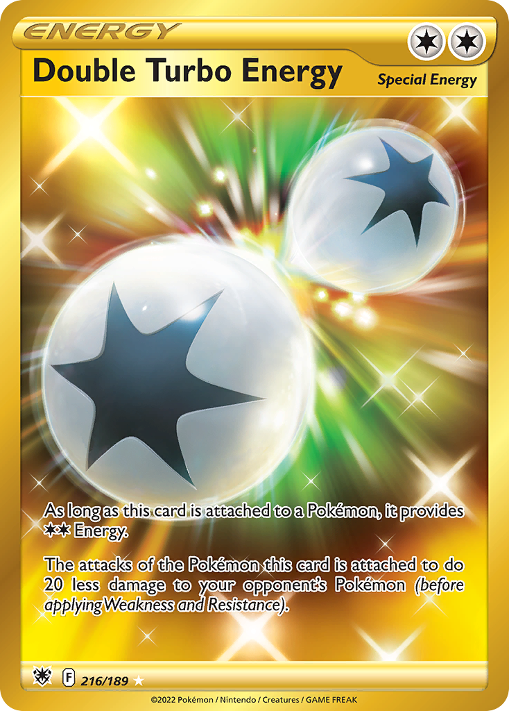 Double Turbo Energy 216 Astral Radiance Pokémon card