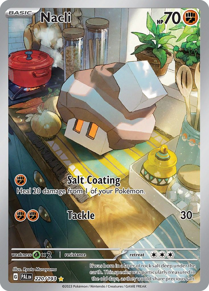 Nacli 220 Paldea Evolved Pokémon card