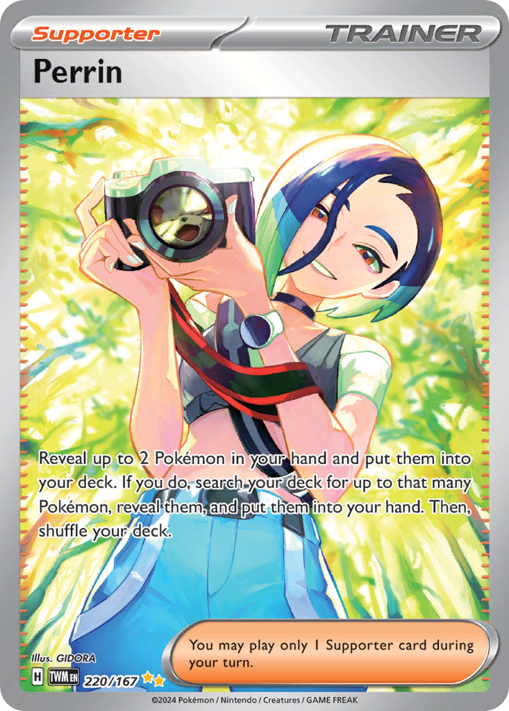 Perrin 220 Twilight Masquerade Pokémon card