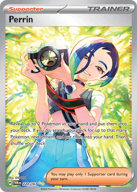 Perrin 220 Twilight Masquerade Pokémon card