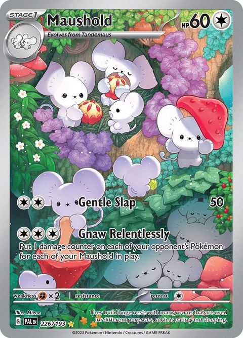 Maushold 226 Paldea Evolved Pokémon card