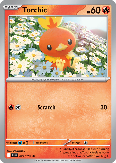 Torchic 22 Journey Together Pokémon card