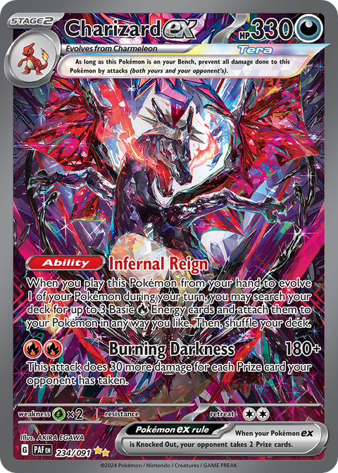 Charizard ex 234 Paldean Fates Pokémon card
