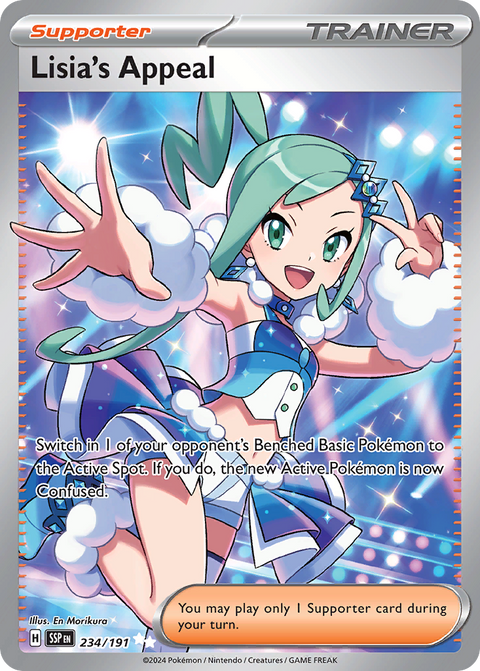 Lisia's Appeal 234 Surging Sparks Pokémon card