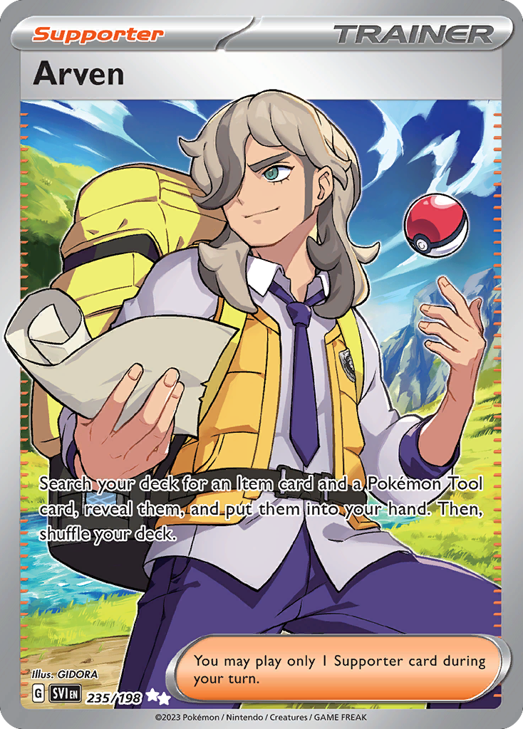 Arven 235 Scarlet & Violet Pokémon card